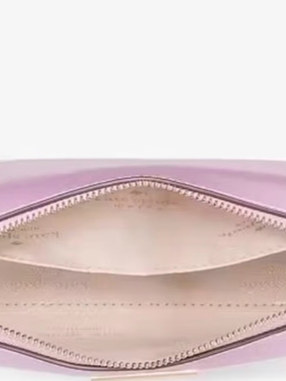 Lavender Kate Spade Shimmer Crossbody Bag with Gold Accent - Picture 3 of 9